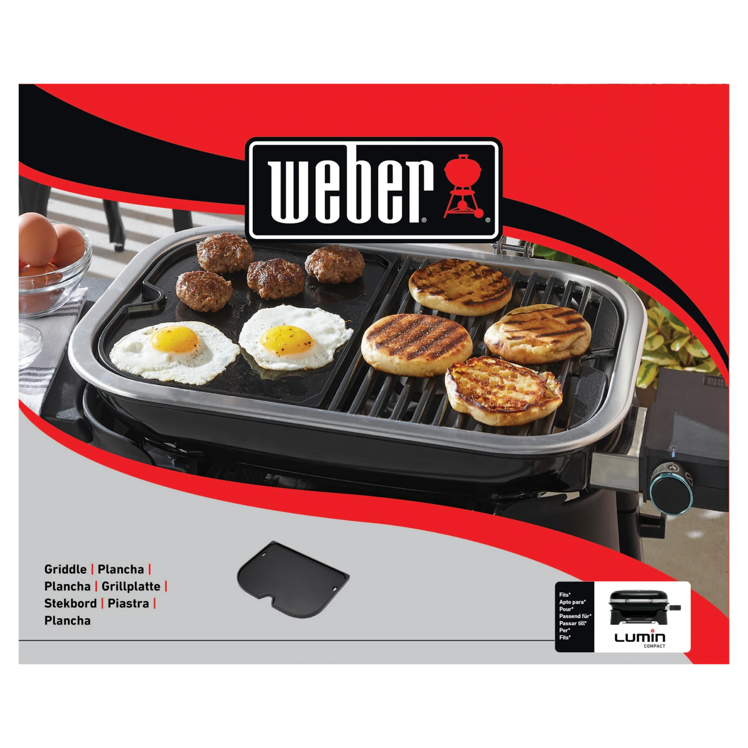 Weber Grillplatte - Für Lumin Compact (6611) 6 Weber Grillplatte - Für Lumin Compact (6611) – Bild 4