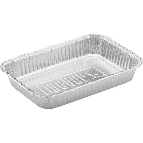 Weber Alu-Tropf­scha­len 6415, Klein, 10 Stück, Tropfschale