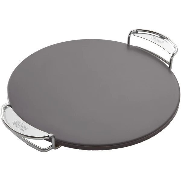 Weber CRAFTED Glasierter Grillstein 8861, Rund, Pizzastein