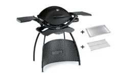 Weber Q 2200 Stand Gasgrill Schwarz