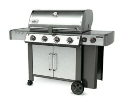 Weber Genesis II LX S-440 (GBS) Gasgrill Edelstahl (inkl. IGrill 3) -Weber weber 62004179 genesis II LX 4B EMEA SS right angle